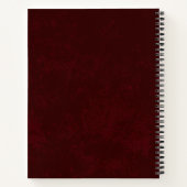 Estate Archive Classic Monogram Bordeaux Notizblock (Rückseite)