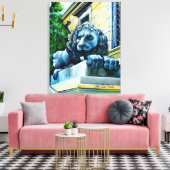 Esteem Feline Leinwanddruck (Insitu (Wohnzimmer))