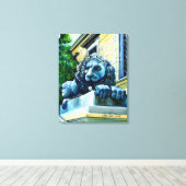 Esteem Feline Leinwanddruck (Insitu (Holzboden))