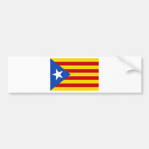 Estelada, bandera independentista de Catalunya Autoaufkleber