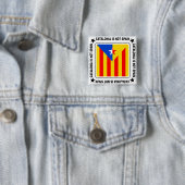 Estelada Katalanische Flagge Button (Beispiel)