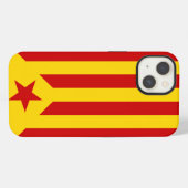 Estelada (rot) iPhone hülle (Rückseite (Horizontal))