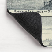 Estella Blanca Weinberg, Kalifornien Mousepad (Ecke)