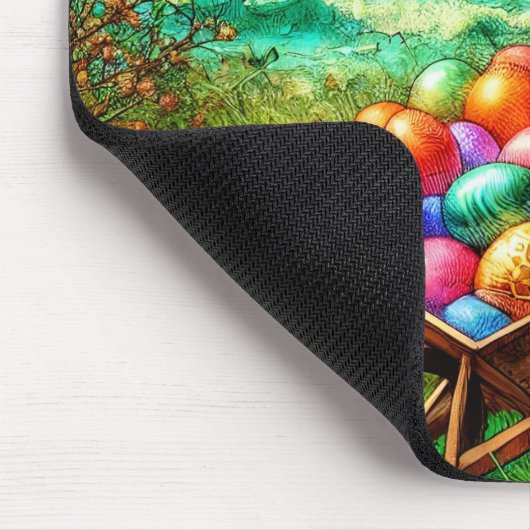 ESTELLA ~ Mädchen mit Schinken von Eiern ~ Mousepad (Ecke)