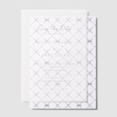 Estelle Elegant Wedding Save the Date Pergament Einladungen (Versetzt (Einladung))
