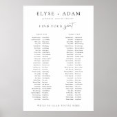 Estelle Minimal 2 Bankett-Tisch-Plakat Poster (Vorne)