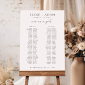 Estelle Minimal 2 Bankett-Tisch-Plakat Poster