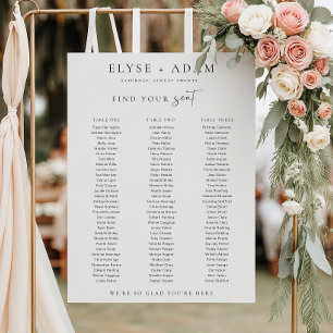 Estelle Minimal 3 Bankett-Tisch-Plakat Poster