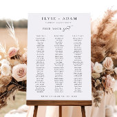 Estelle Minimal 3 Bankett-Tisch-Plakat Poster