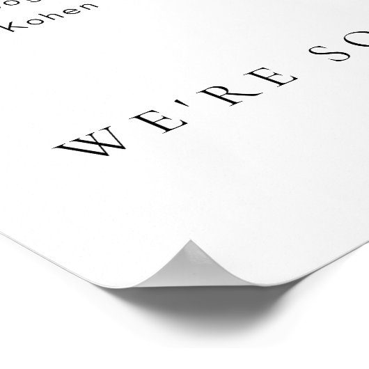 Estelle Minimal 3 Long Tables Sitzplakat Poster (Ecke)