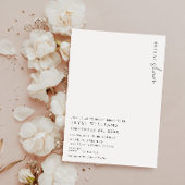 Estelle Minimalistisch Bridal Dusche Einladung