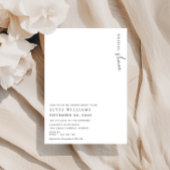 Estelle Minimalistisch Bridal Dusche Einladung