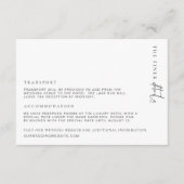 Estelle Minimalistisch Finer Details - Umschließun Begleitkarte (Vorderseite)