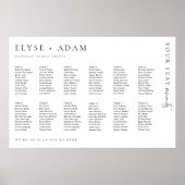 Estelle Modern Minimal 12 Tischplatinen Poster (Vorne)