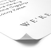 Estelle Modern Minimal 12 Tischplatinen Poster (Ecke)