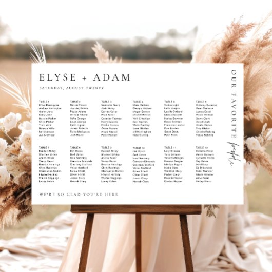 Estelle Modern Minimal 12 Tischplatinen Poster