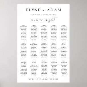 Estelle Modern Minimal 15 Tischplatinen Poster