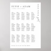 Estelle Modern Minimal 15 Tischplatinen Poster (Vorne)