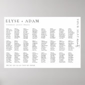 Estelle Modern Minimal 24 Tischplatinen Poster (Vorne)