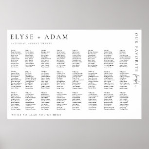 Estelle Modern Minimal 24 Tischplatinen Poster