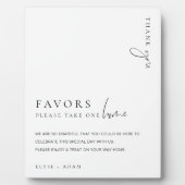 Estelle Modern Minimal Favorits Signing Fotoplatte (Vorderseite)