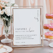 Estelle Modern Minimal Favorits Signing Poster