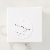 Estelle Modern Minimal Vielen Dank für Ihr Interes Geschenkanhänger (Beispiel)