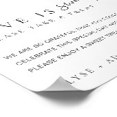 Estelle Moderne minimale Liebe ist süße Lieblingsm Poster (Ecke)