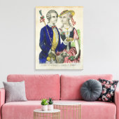 Estelle und Nemorin Leinwanddruck (Insitu (Wohnzimmer))