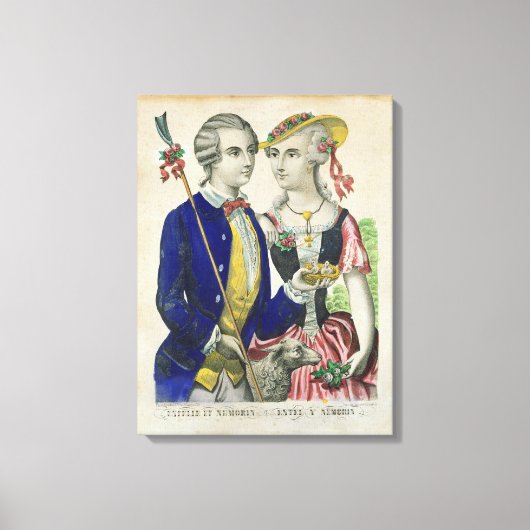 Estelle und Nemorin Leinwanddruck (Vorderseite)