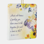 Ester 4:14 Kommen Sie für so eine Zeit ins Königre Keramikornament (Rechts)