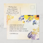 Ester 4:14 Kommen Sie für so eine Zeit ins Königre Postkarte (Vorne/Hinten)