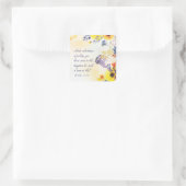 Ester 4:14 Kommen Sie für so eine Zeit ins Königre Quadratischer Aufkleber (Tasche)