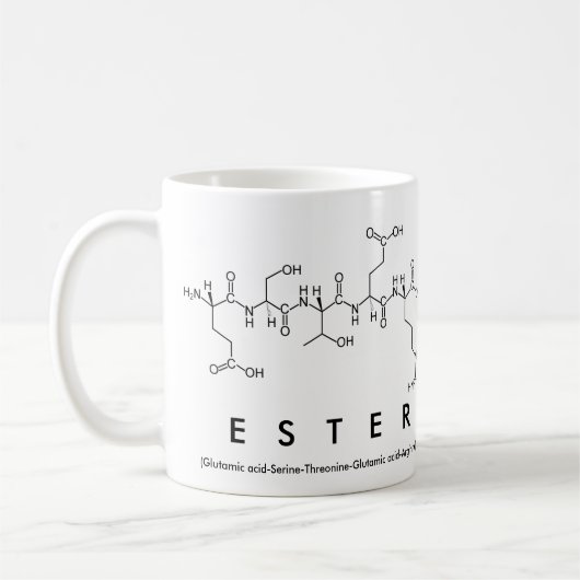 Ester Peptidname Tasse (Links)