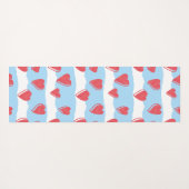 Estera de yoga personalizada con corazones yogamatte (Rückseite (Horizontal))