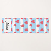Estera de yoga personalizada con corazones yogamatte (Vorderseite (Horizontal))