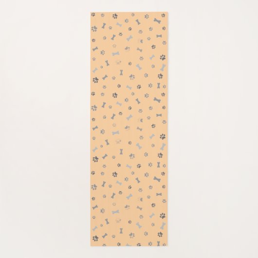 Esterilla yoga con diseño de perro marrón yogamatte (Rückseite)