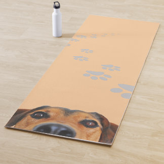 Esterilla yoga con diseño de perro marrón yogamatte
