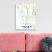Estero Bay to Lemon Bay Nautical Chart 11426 Leinwanddruck (Insitu (Wohnzimmer))