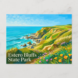 Estero Bluffs State Park Kalifornien Postkarte