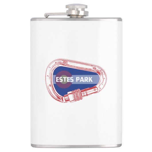 Estes Park Climbing Carabiner Flachmann (Vorderseite)
