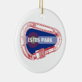 Estes Park Climbing Carabiner Keramik Ornament (Rechts)