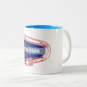 Estes Park Climbing Carabiner Zweifarbige Tasse (VorderseiteRechts)