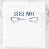 Estes Park Climbing Quickziehung Rechteckiger Aufkleber (Tasche)