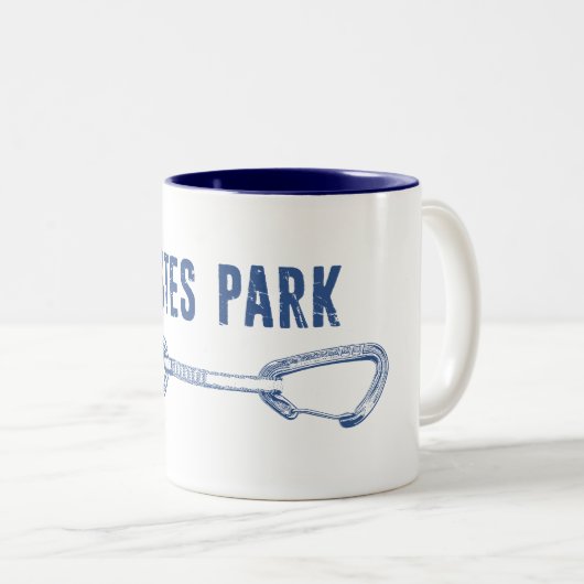 Estes Park Climbing Quickziehung Zweifarbige Tasse (VorderseiteRechts)