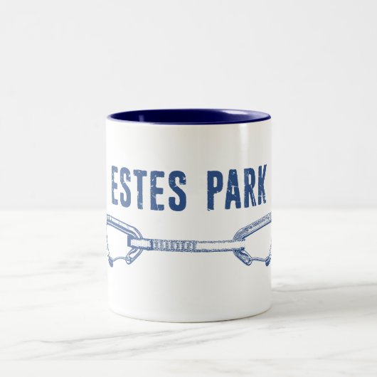 Estes Park Climbing Quickziehung Zweifarbige Tasse (Mittel)