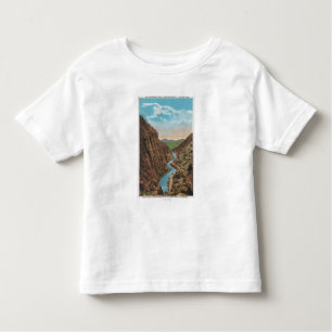 Estes Park, Co - Ansicht von großem Thompson Canon Kleinkind T-shirt