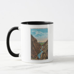 Estes Park, CO - Blick auf den Big Thompson Canon Tasse