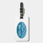 Estes Park Colorado Außenbereich Gepäckanhänger (Vorderseite vertikal)