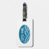 Estes Park Colorado Außenbereich Gepäckanhänger (Rückseite vertikal)